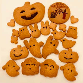 ハロウィンの日焼き菓子クッキー
